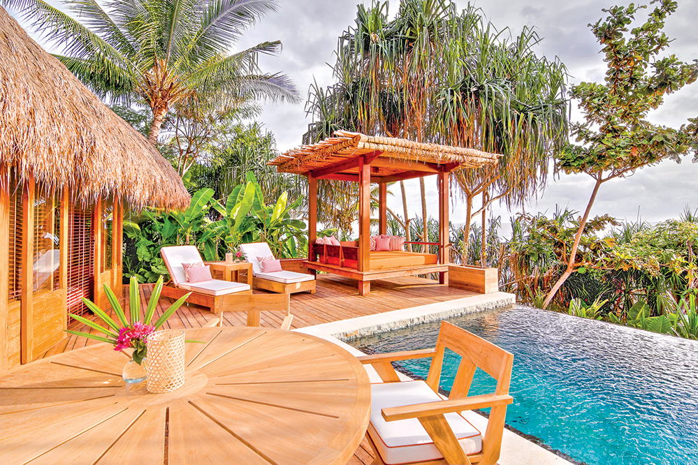 Poolside at Nihiwatu in Sumba, Indonesia